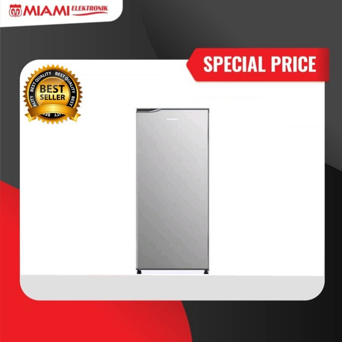 Panasonic Lemari Es 1 Pintu 164 Liter NRAF191S-S Silver Kulkas 1 pintu