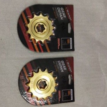 Gear / gir depan KLX 150 428*13, 428*14 SCARLET