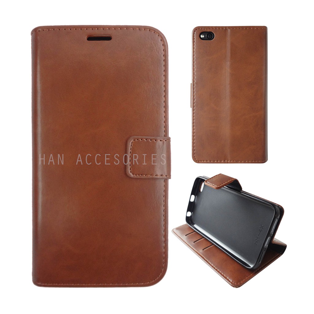 Xiaomi Redmi GO Original Fashion Selular Flip Leather Case - Flip Cover