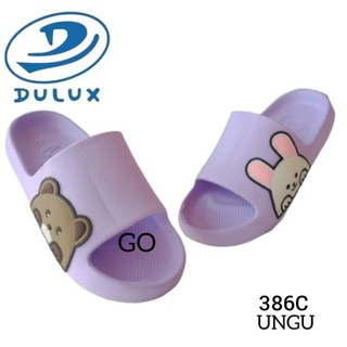 sogo DULUX 386C Sandal Selop Anak Sandal Slide Motif Kelinci Beruang Ukuran 30-35