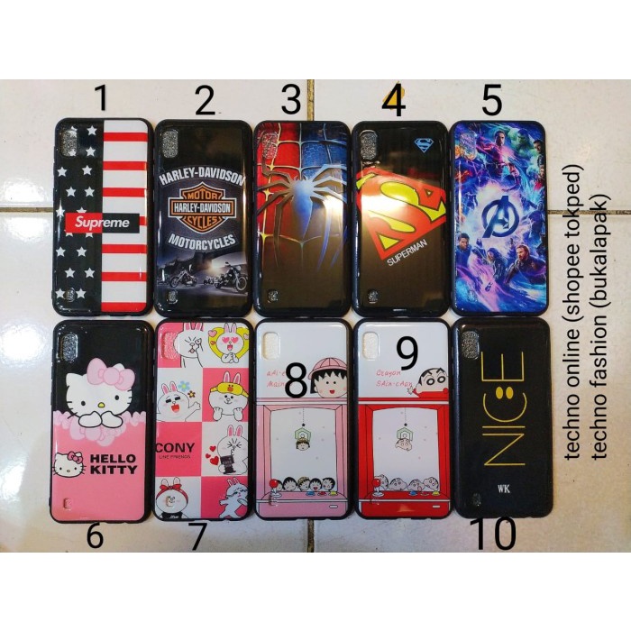 CASE SAMSUNG A10 M10 GAMBAR KARAKTER MOTIF SOFT CASING