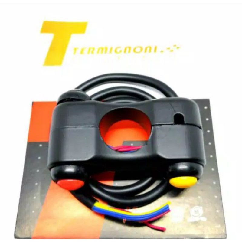 Holder Saklar 3 Tiga Tombol Lampu Terminoni Sepeda Motor Nmax PCX CBR