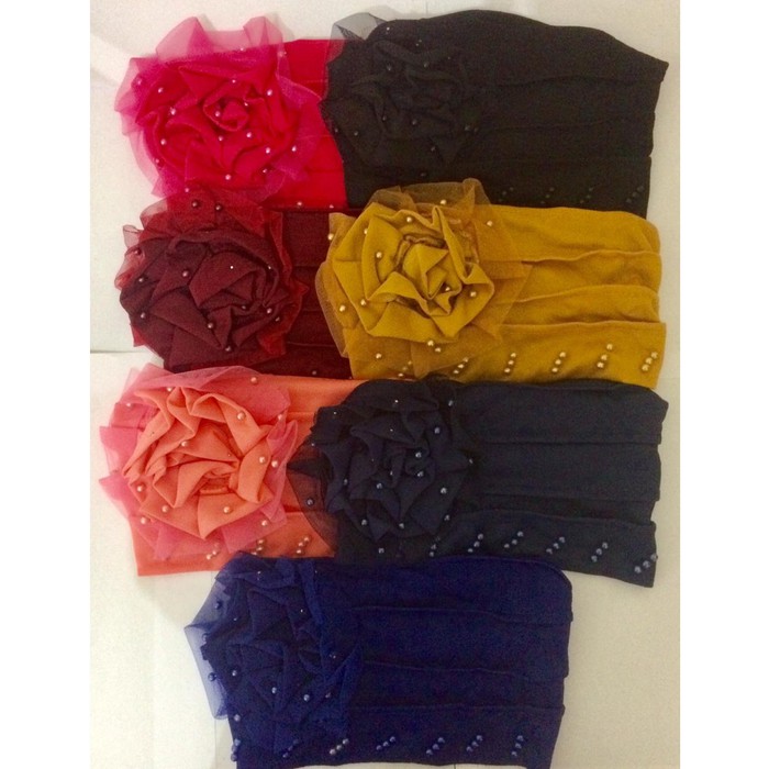 Turban Hijab Instan Flower