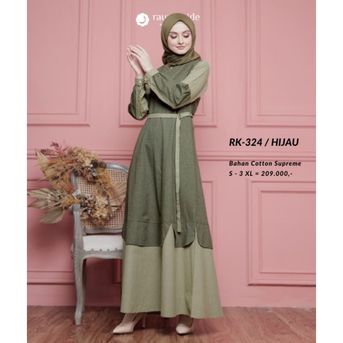 RAUNA RK 324 dan RK 325 Hijau dan Coklat