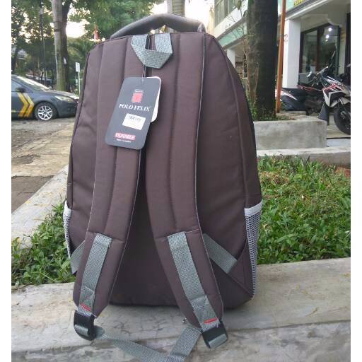 Ransel Pelajar Rapi Ransel Kapasitas Besar Tas Travel Kancing Solid Sederhana Harajuku Chic Fashion Retro Uniseks High Street