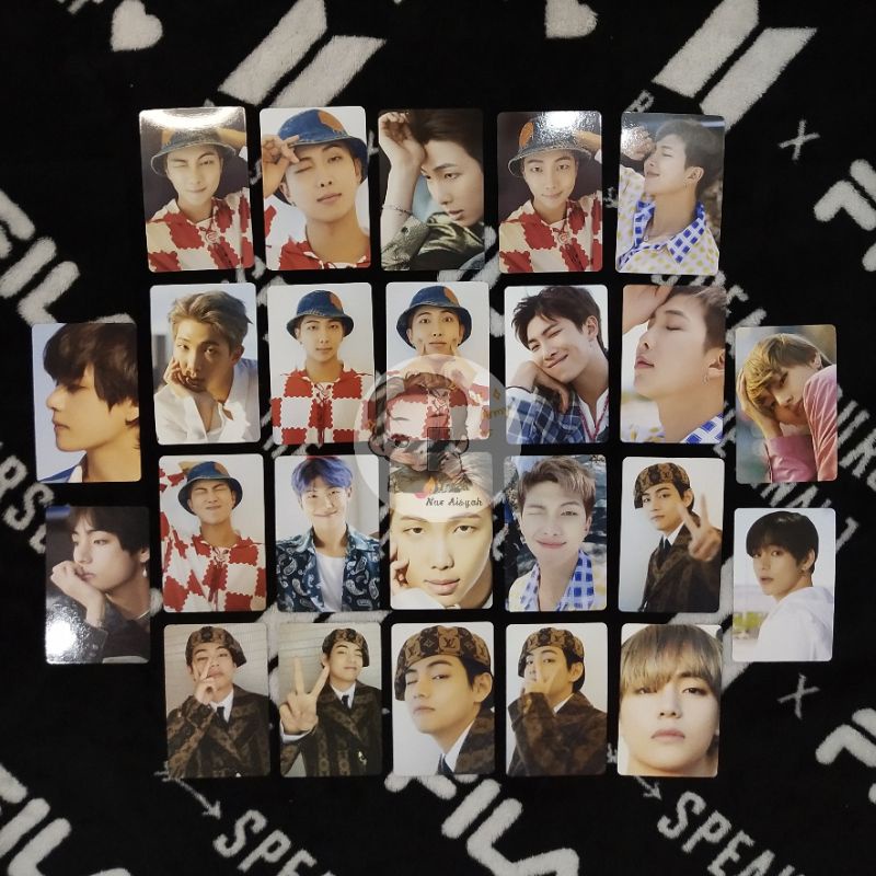 PC PHOTOCARD DICON 101 BTS TAEHYUNG V KIM NAMJOON RM