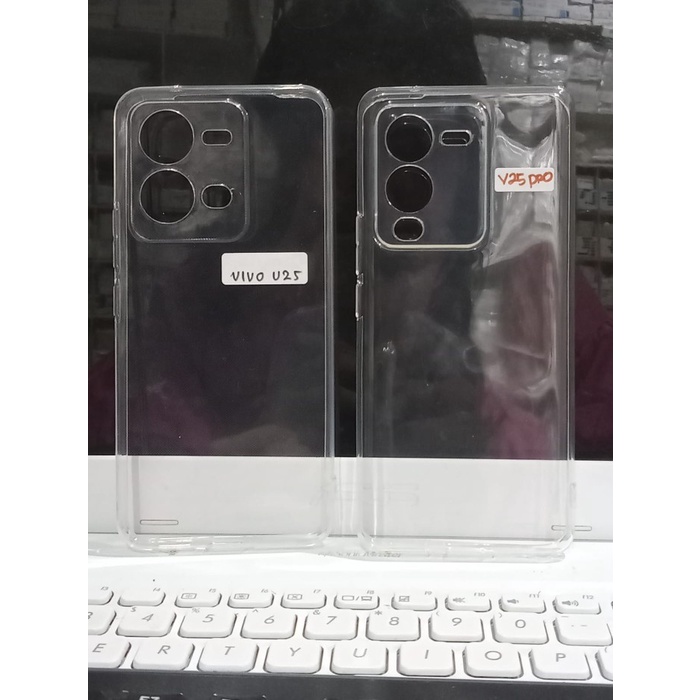 Clear Case Vivo V25/V25 Pro/Y02 TPU Softcase Transparant