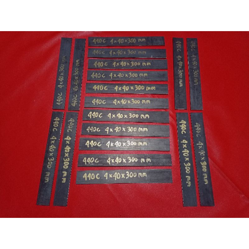 plat baja 440c setara bohler n695 / plat baja High Carbon  / baja 440c Equivalent Bohler N696 / plat