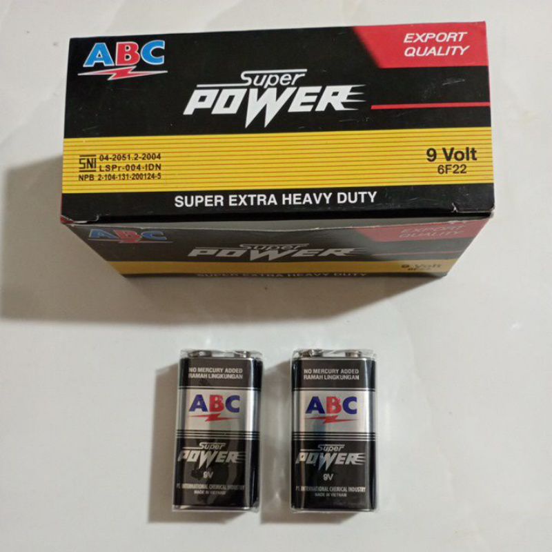 batre kotak 9V ABC