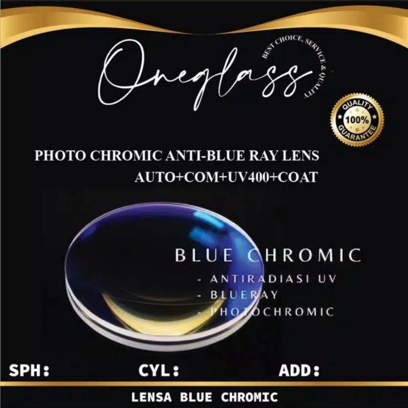 Lensa Blueray Photochromic 1.56