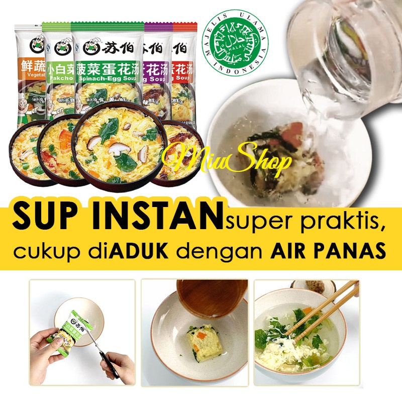 

【COD】HALAL! SUP INSTAN/ kuah instan / soup instan
