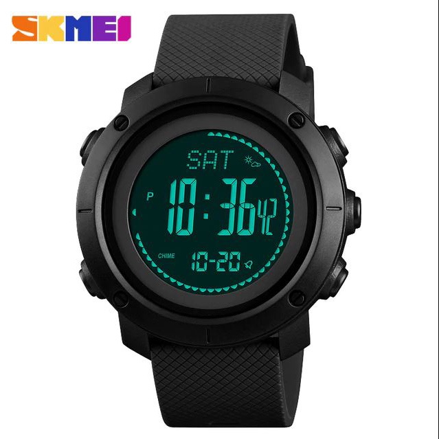 SKMEI Jam Tangan Digital Sporty Pria Pedometer Calorie Compass 1427