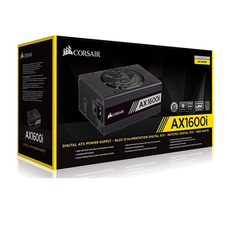 PSU Corsair AX Series Digital 1600W Fully Modular AX1600i - Titanium