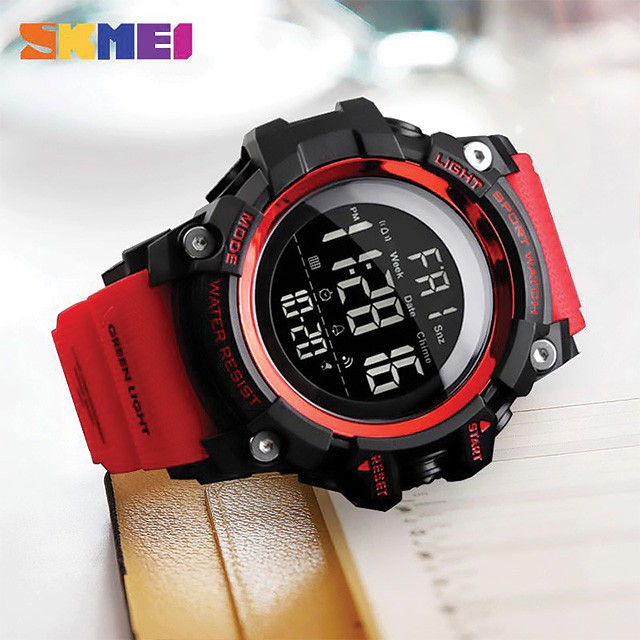 SKMEI 1384 Jam Tangan Pria Digital Tali Rubber Anti Air WATCHKITE WKOS