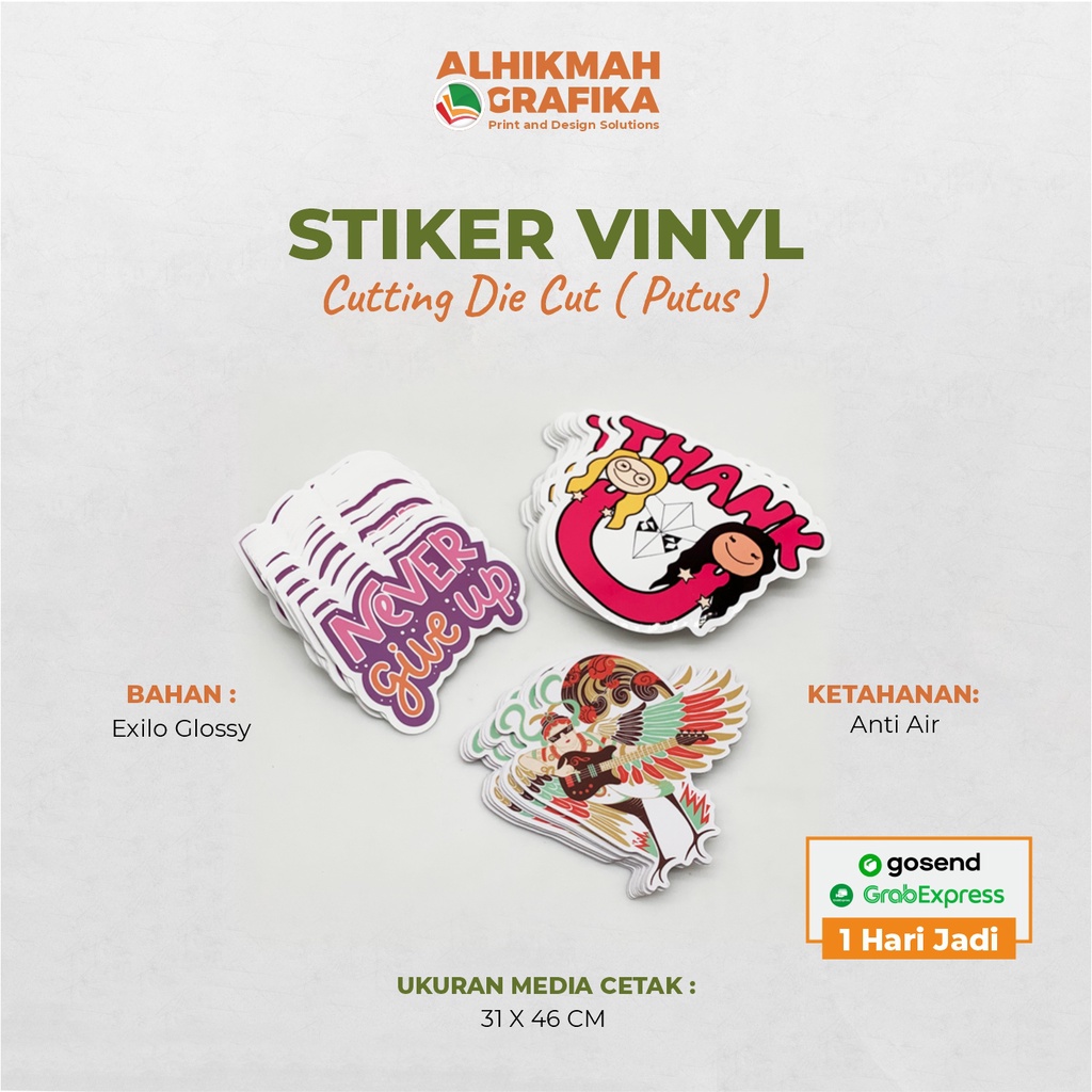 

Stiker Label Kemasan Produk/Brand/Stiker Anime/Custom Bahan Vinyl Die Cut. Stiker Murah Makassar