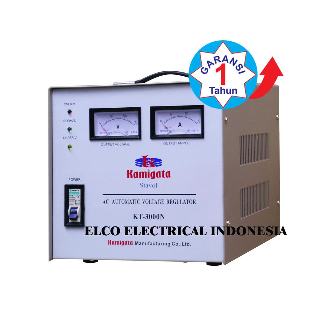 Kamigata Stabilizer Stavol 3000 N / Menstabilkan Listrik garansi 1 tahun