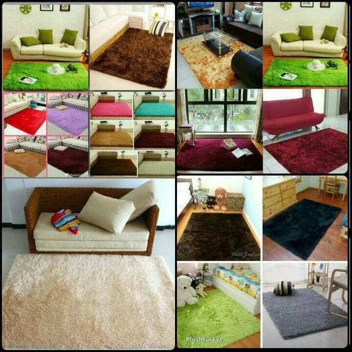karpet busa kain bulu rasfur ukuran 150x100 tebal 3cm