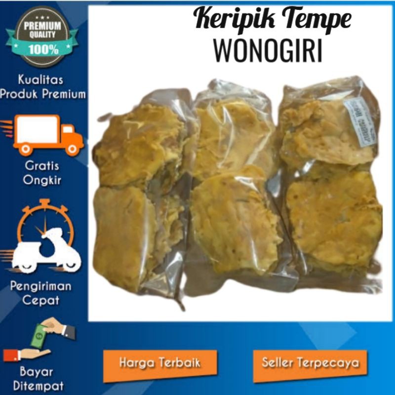 

Keripik tempe kedelai fresh renyah stok selalu baru