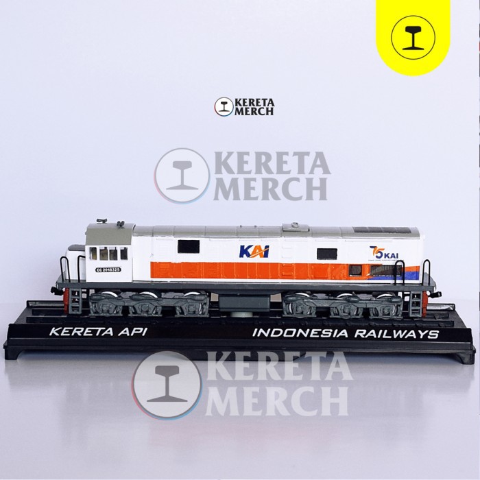 Jual Miniatur Diecast Dummy Kereta Api Indonesia Lokomotif Cc201 83 25