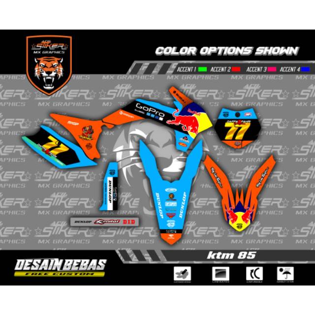 DECAL KTM 85