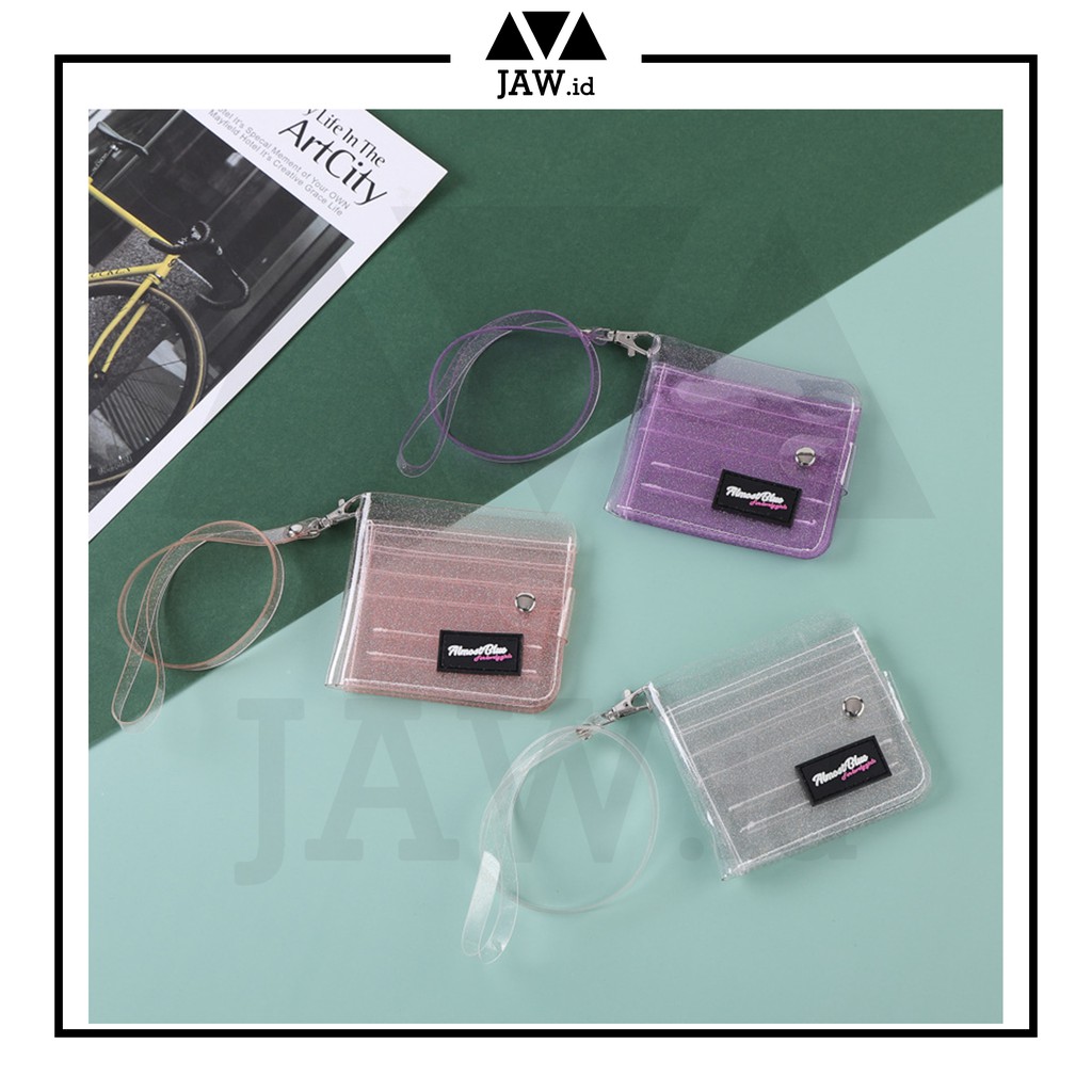 JAW.ID Dompet PVC / Dompet Transparan Korea / BTS Card Holder Korea / Dompet Kartu BTS