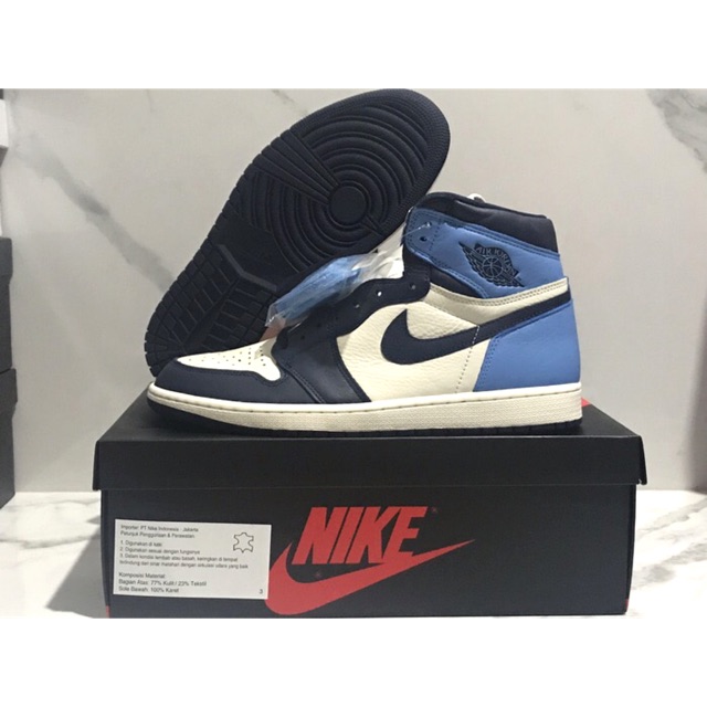 Air Jordan 1 unc obsidian original (45)