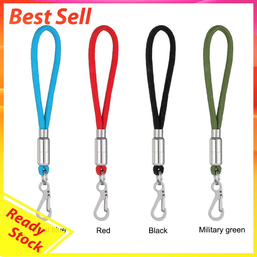 Outdoor Camping Climbing Carabiner Rope with Key Chain Hiking Belt Clips