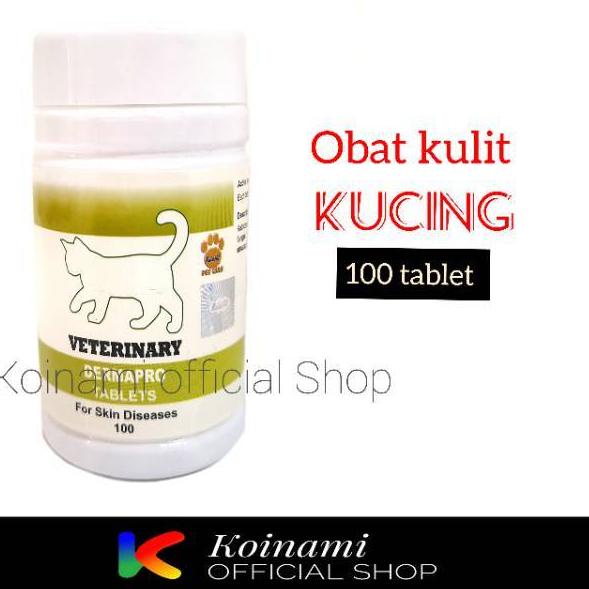 KPFU DERMAPRO cat 100 tablet / raid all / veterinary / obat jamur scabies gudig / kulit / kucing 774