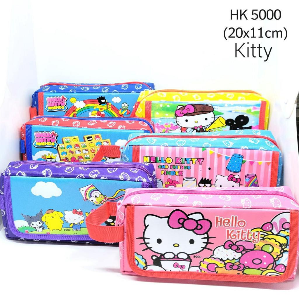 

Pencil Case Hello Kitty 5000/Kotak pencil/Tempat Pensil