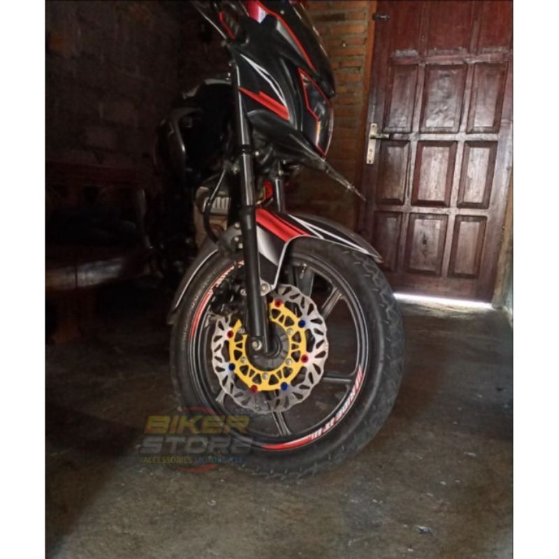 Disc cakram lebar Tiger lama piringan cakram depan Tiger lama Verza Mega pro cb150r tipe bohlam ukuran 300mm