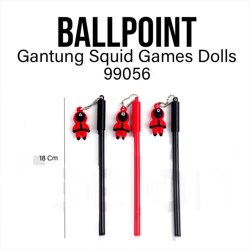 Pulpen Gantungan Squid Game