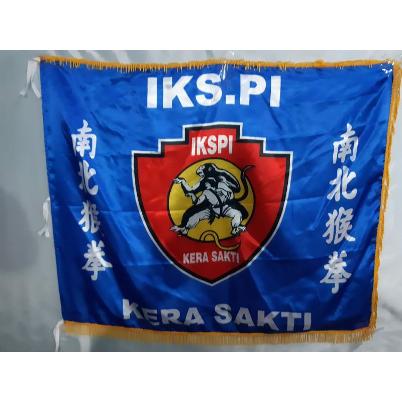 Bendera printing biru IKSPI KERA SAKTI