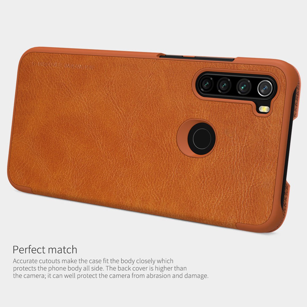 Case XIAOMI Redmi Note 8 Nillkin Qin Flip Cover Leather Hardcase Original