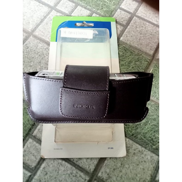 leather case Original nokia e90