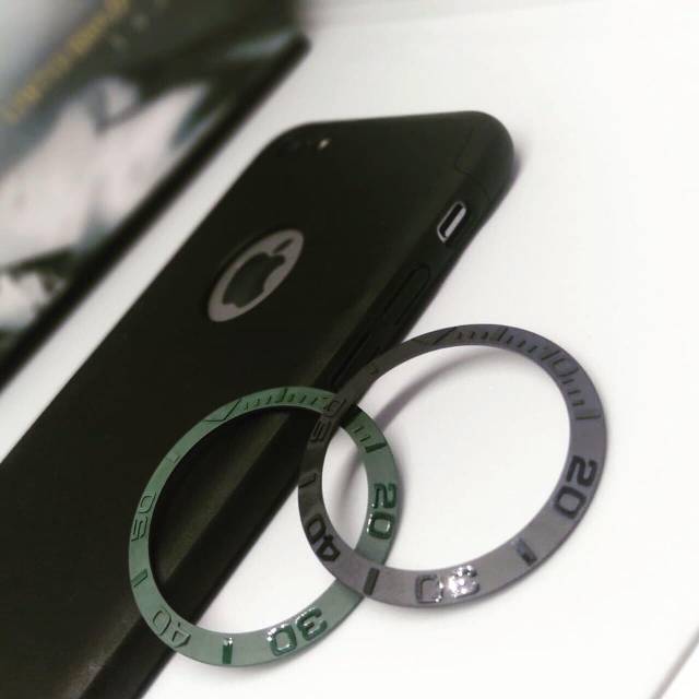 Insert bezel Skx 007-ring bezel ceramic black mate-