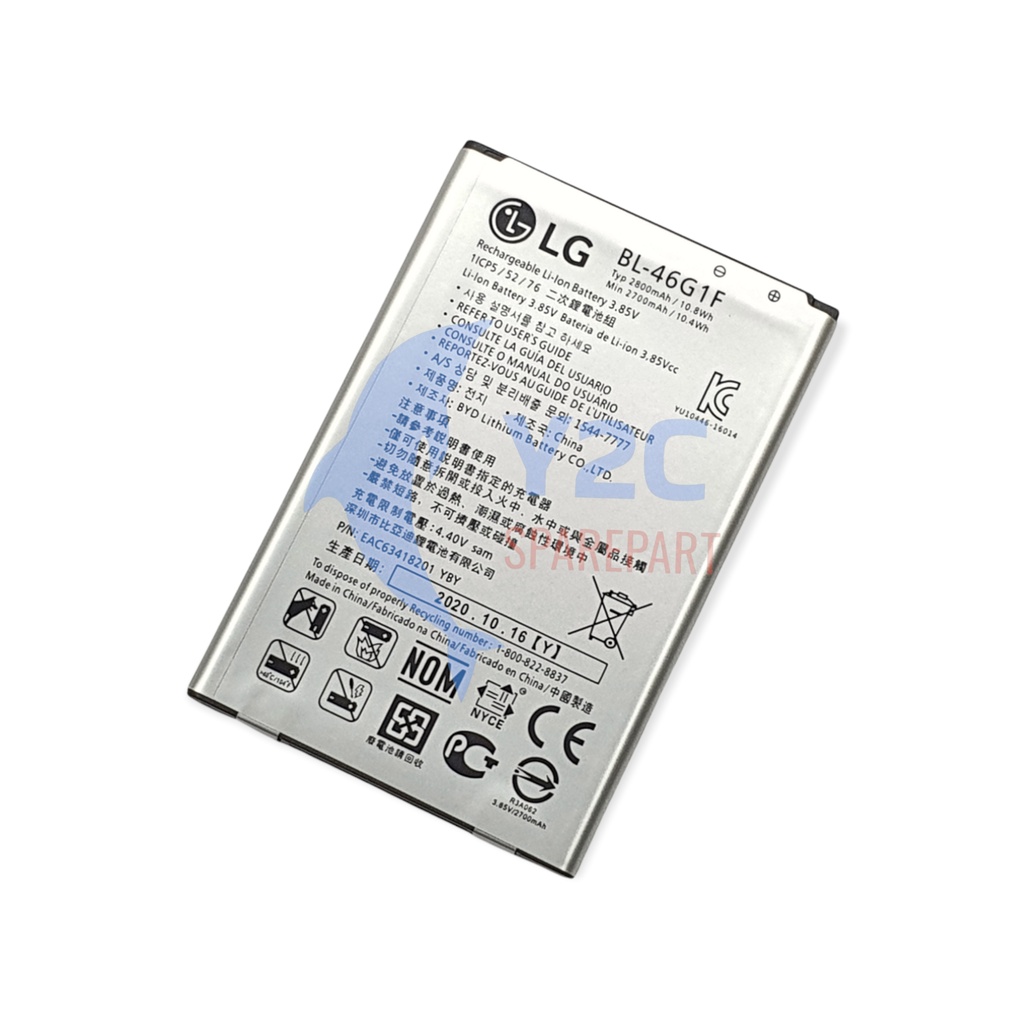 BATERAI LG K20 / BL-46G1F ORIGINAL OEM / BATRE / BATERE / BATRAI / BATU