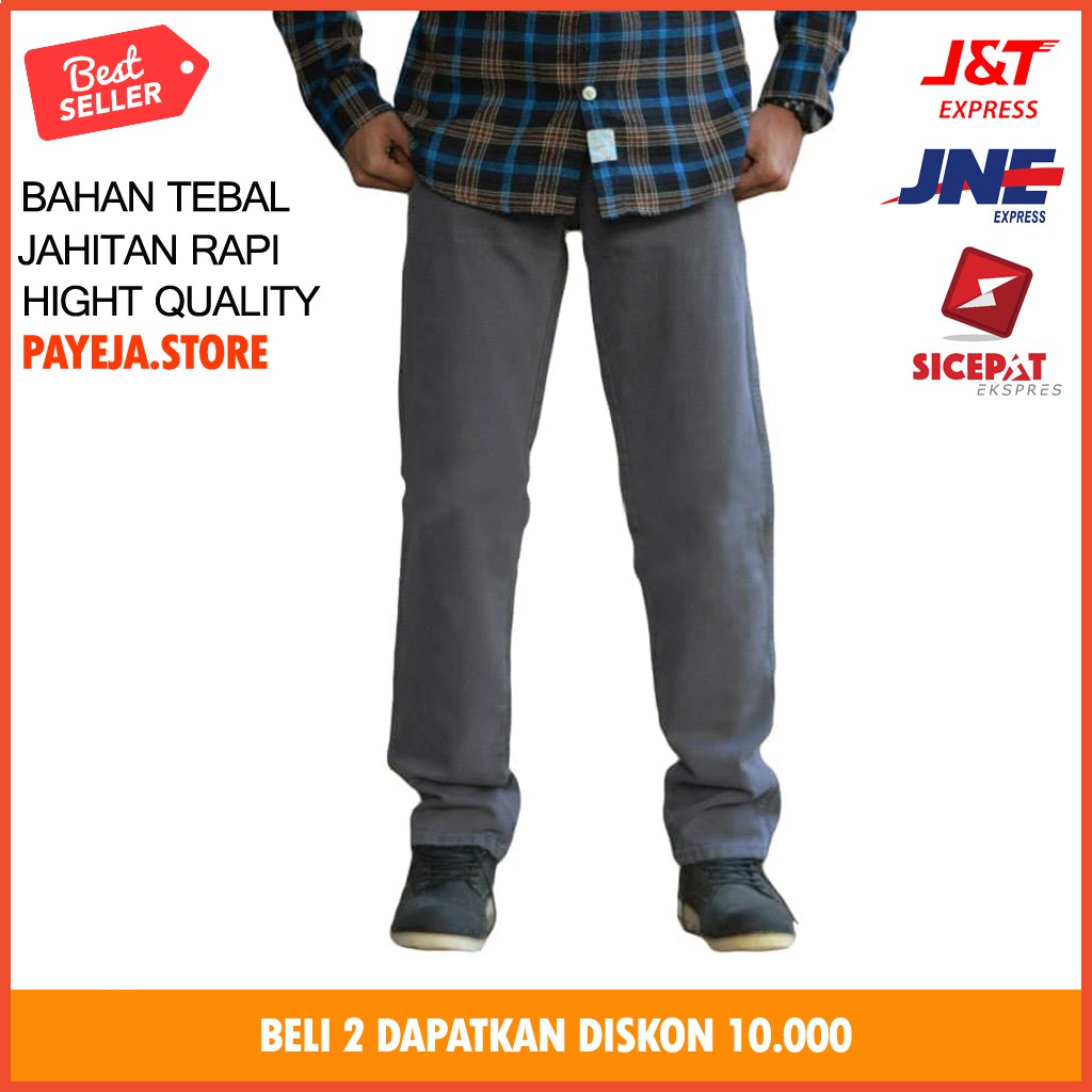 Celana Jeans Pria Levis Standar JUMBO Celana Pria JUMBO Big Size Denim Distro Jeans Cowok Murah V6F