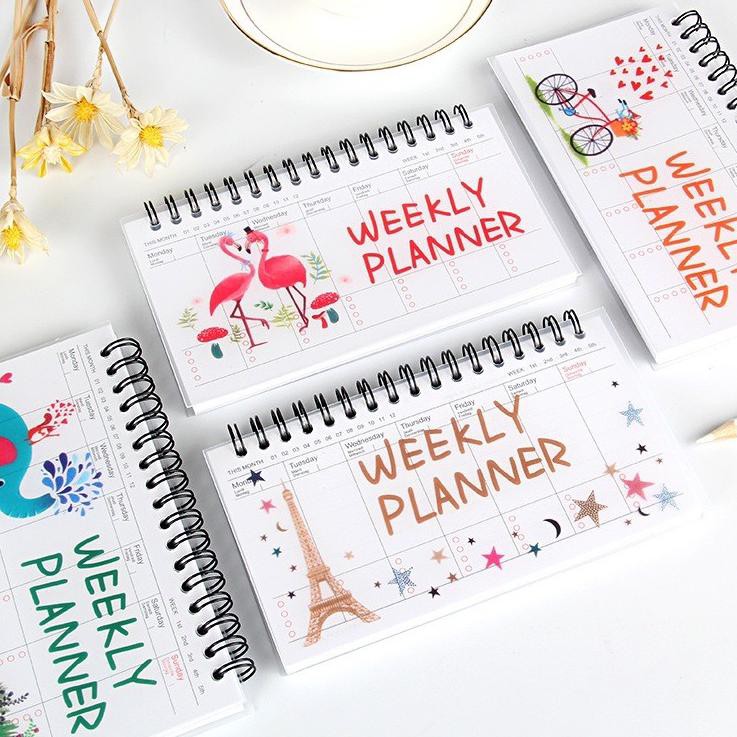 

Model Baru 8S07M CUTE WEEKLY PLANNER / weekly planner import / weekly planner lucu / NOTES 81 Stok B