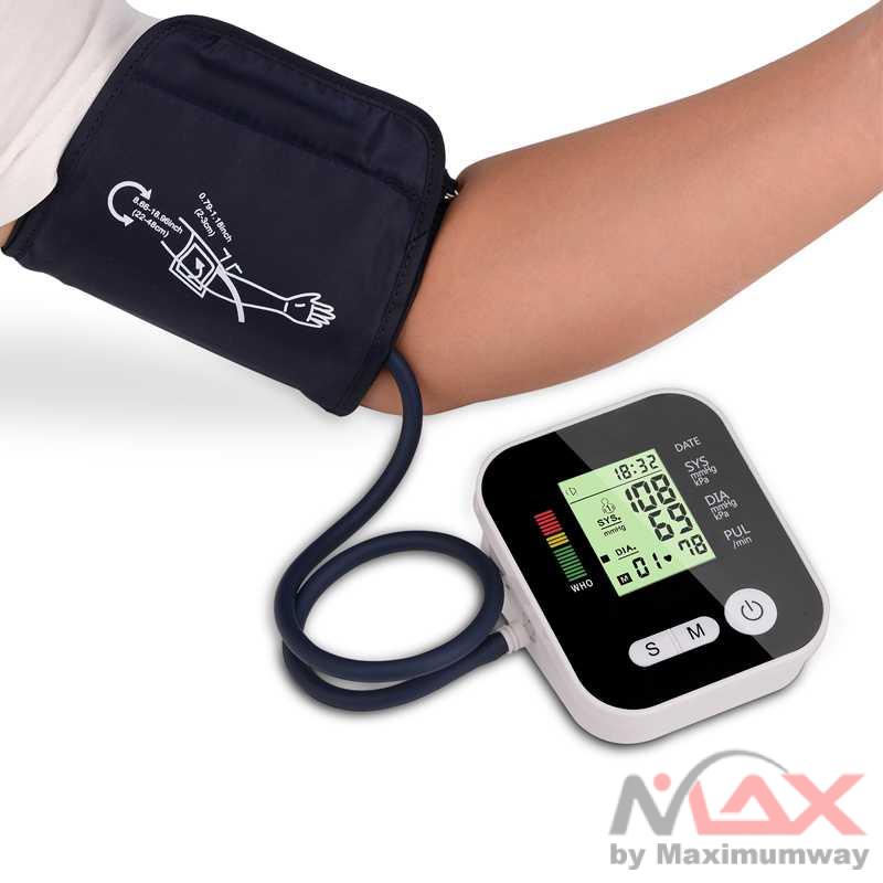 Tensimeter Digital Alat Cek Pengukur WHO Standar, Tekanan Tensi Darah Otomatis Blood Pressure Monitor TaffOmicron Pengukur Tekanan Darah Tensi Blood Pressure RAK-283 Tensimeter Digital Premium Alat Ukur Tekanan Darah - Taff Omicron