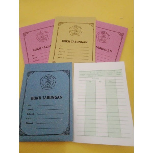 

Buku Tabungan/Buku Keuangan Sekolah Polos Kecil Murah (1 Pcs)