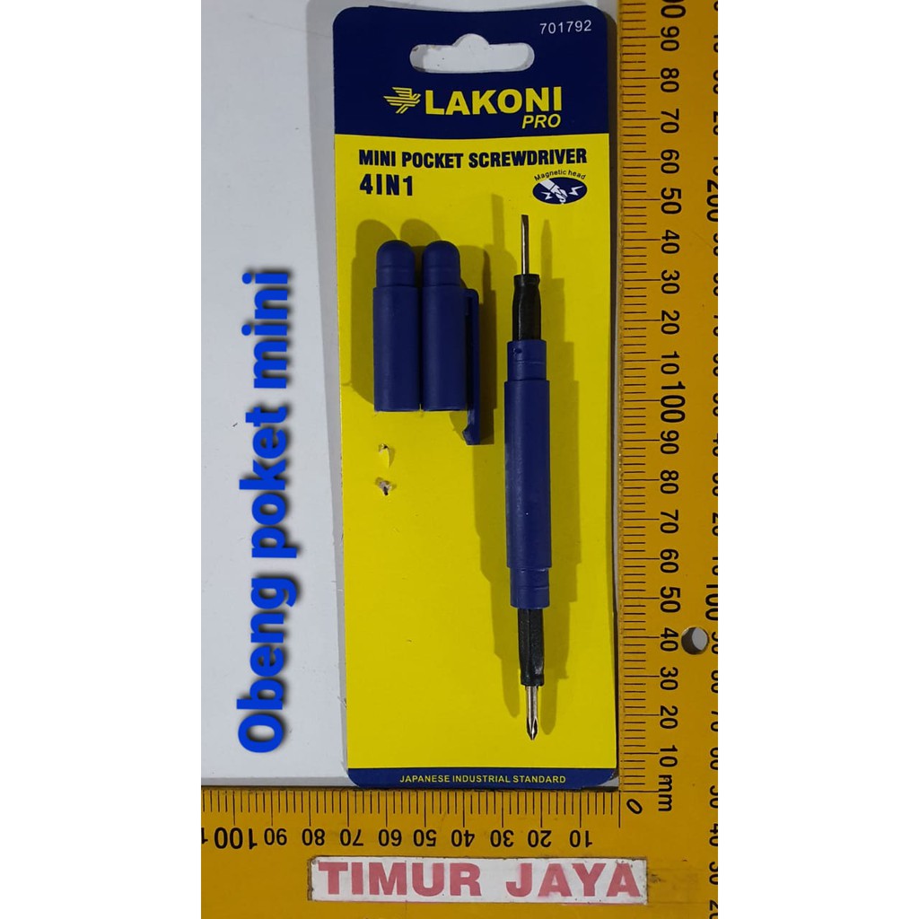Lakoni pro  Obeng 4-in-1 Saku Mini - Pocket Mini Screwdriver -701792