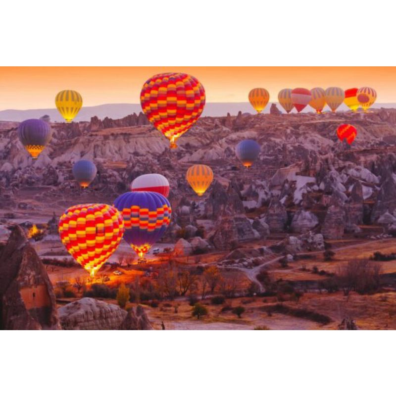 Wallpaper Dinding 3D Custom Cappadocia/Kapadokia Turkey (CPD-04)