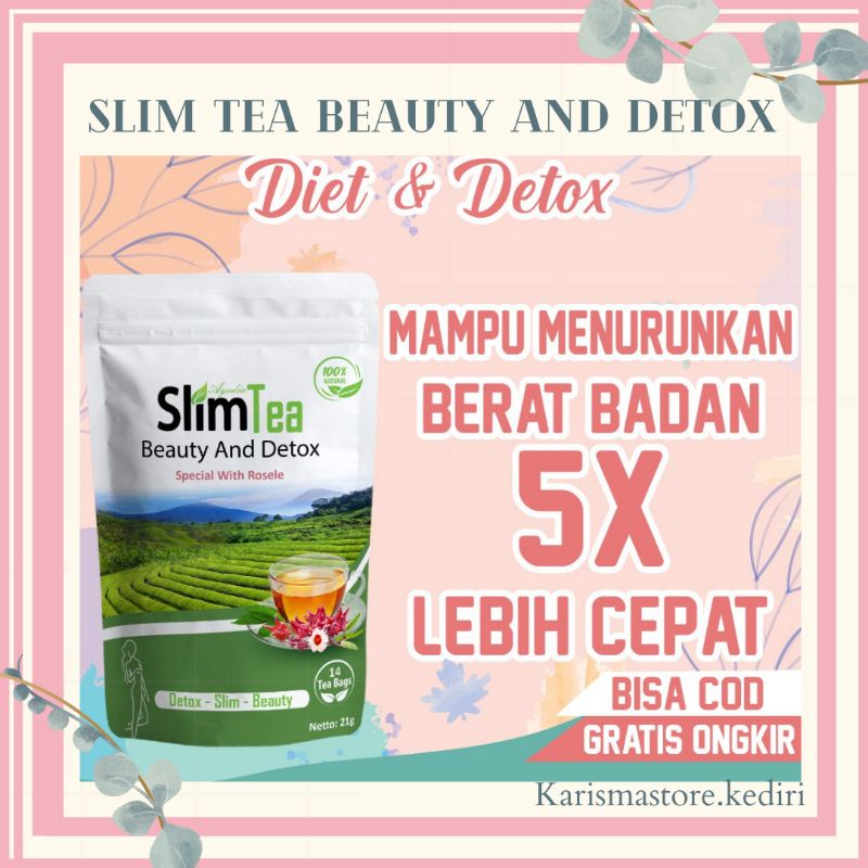 OBAT PELANGSING || SlimTea Beauty And Detox / Penurun Berat Badan