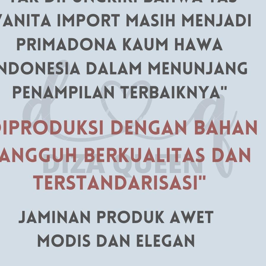 Modern.. DQ300 Tas Import Wanita Batam Branded Premium Terbaru 2022 Selempang Bahu Ibu Ibu Kondangan