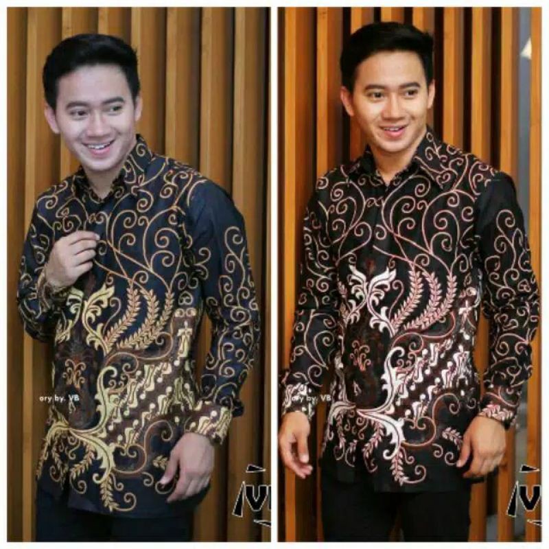 Baju Batik Pria Gus Azmi Syubbanul Muslimin Batik Katun Halus Hadroh Azzahir Santri muslim, Moderen