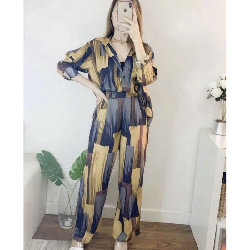 OMYRA ONE SET / KINAN LULU ESPANA LIVIA TARINA AVORA MADIA NACO ELINA ONE SET RAYON TIE DYE-Lenka LD 110