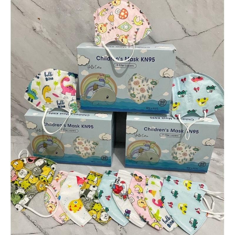 Masker KN95 YNB Kids Motif