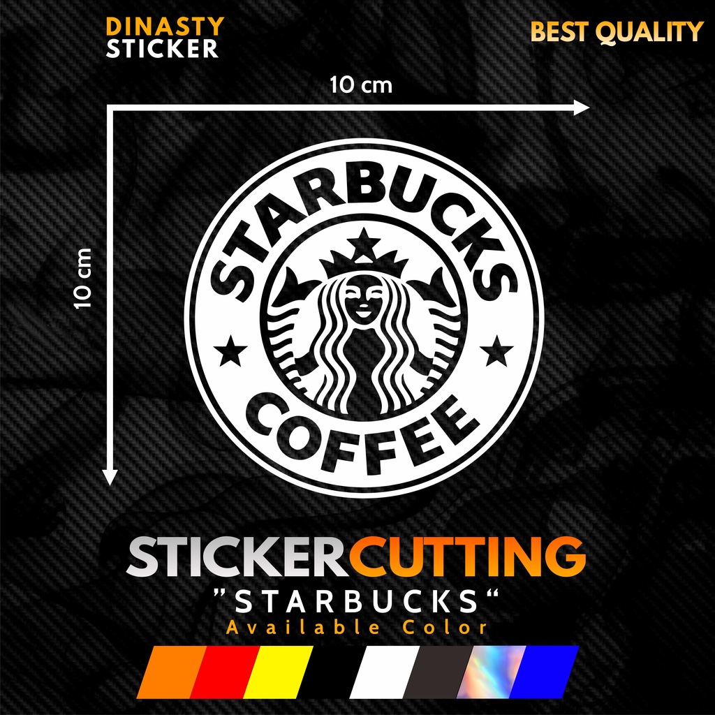 

STICKER STIKER CUTTING LOGO STARBUCKS COFFE