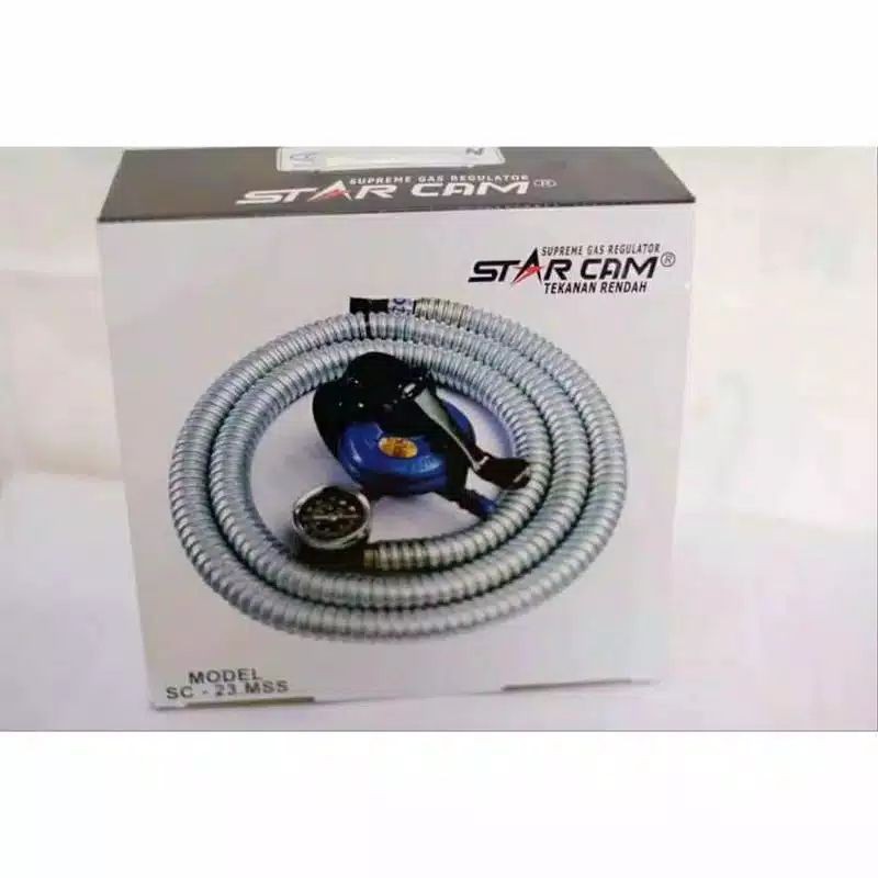 Starcam , SPFM Regulator Gas SC-23MSS / SC23MSS Paket Meter dan Selang