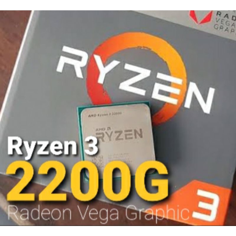 Ryzen 3 2200G with Radeon Vega Graphics AM4 AMD Processor Gaming